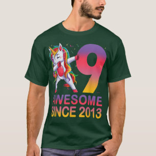Camiseta Increíble desde el 2013 Dabbing Unicorn BDay hace