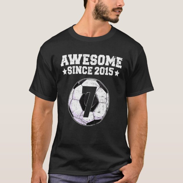 Camiseta Increíble desde el 7° cumpleaños del fútbol 2015 a (Anverso)