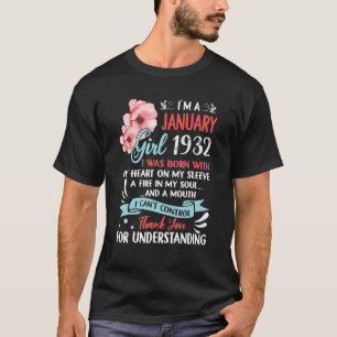 Camiseta Increíble desde el 91º cumpleaños de 1932 soy un g