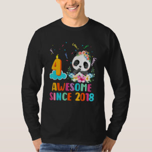 Camiseta Increíble desde el cuarto cumpleaños de 2018, Pand
