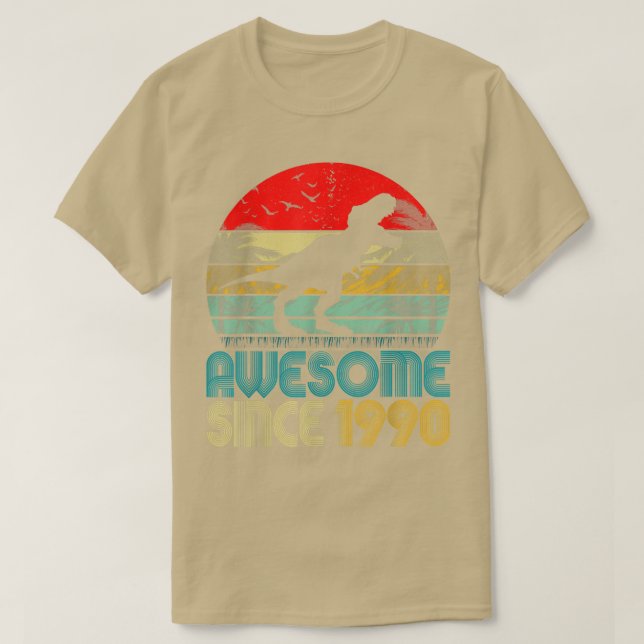 Camiseta Increíble desde el cumpleaños 1990 (Diseño del anverso)