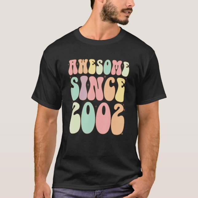 Camiseta Increíble desde el cumpleaños 2002 20 años Chicas  (Anverso)