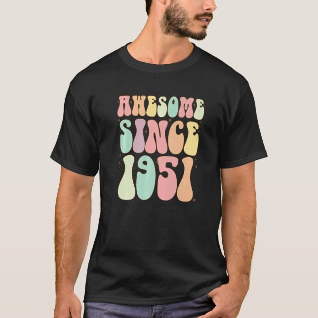 Camiseta Increíble desde el cumpleaños de 1951, a los 71 añ (Anverso)