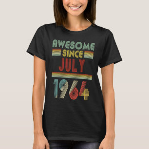 Camiseta Increíble desde el cumpleaños de JULIO de 1964 56 