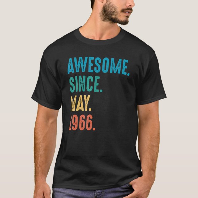 Camiseta Increíble desde el cumpleaños de mayo de 1966 (Anverso)