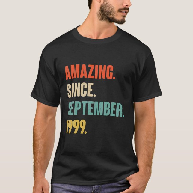 Camiseta Increíble desde el cumpleaños de septiembre de 199 (Anverso)
