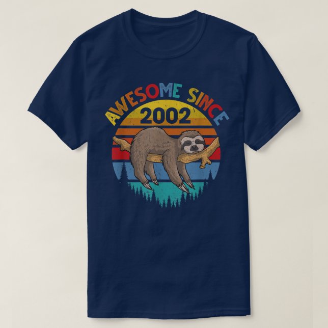 Camiseta Increíble desde el cumpleaños de Sloth 2002 Bir de (Diseño del anverso)