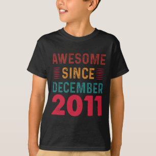 Camiseta Increíble desde el cumpleaños vintage de diciembre