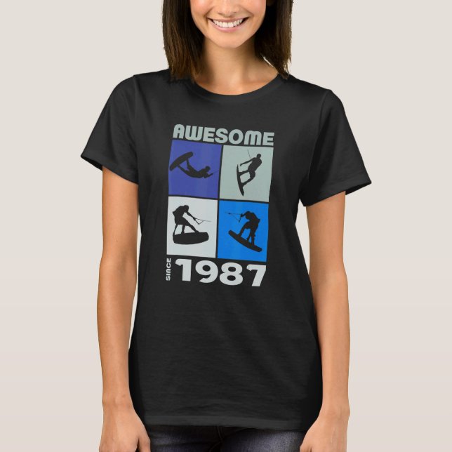 Camiseta Increíble desde el estilo de vida de Wakeboard en  (Anverso)
