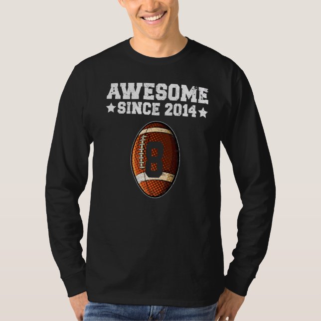 Camiseta Increíble desde el octavo cumpleaños del fútbol 20 (Anverso)