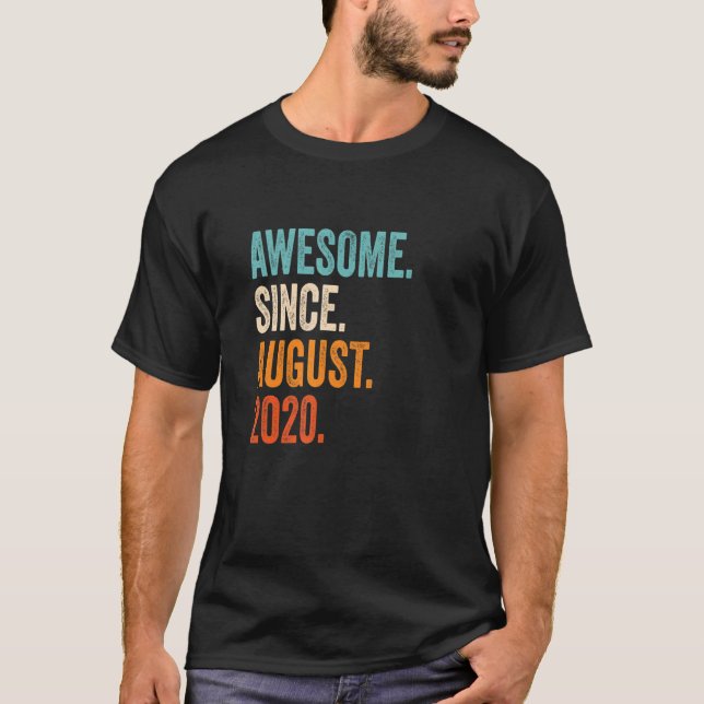 Camiseta Increíble desde el segundo cumpleaños de agosto de (Anverso)