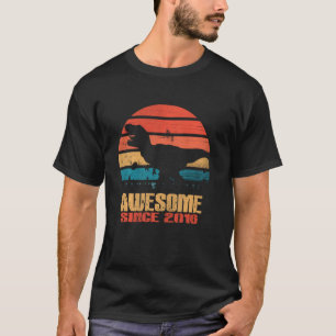 Camiseta Increíble desde el tercer cumpleaños de los dinosa