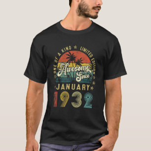 Camiseta Increíble desde enero de 1932: 91 años de edad