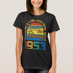 Camiseta Increíble desde febrero de 1953: 70 años de edad