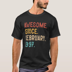 Camiseta Increíble desde febrero de 1997 26 años de edad 26