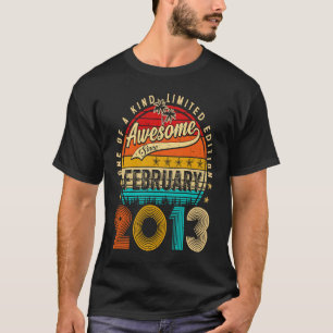 Camiseta Increíble desde febrero de 2013: 10 años de edad