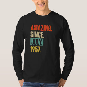 Camiseta Increíble desde julio de 1957 65 años
