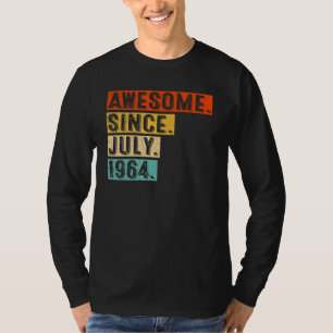 Camiseta Increíble desde julio de 1964: 58º cumpleaños