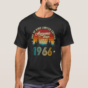Camiseta Increíble desde julio de 1966 56º cumpleaños 56 añ