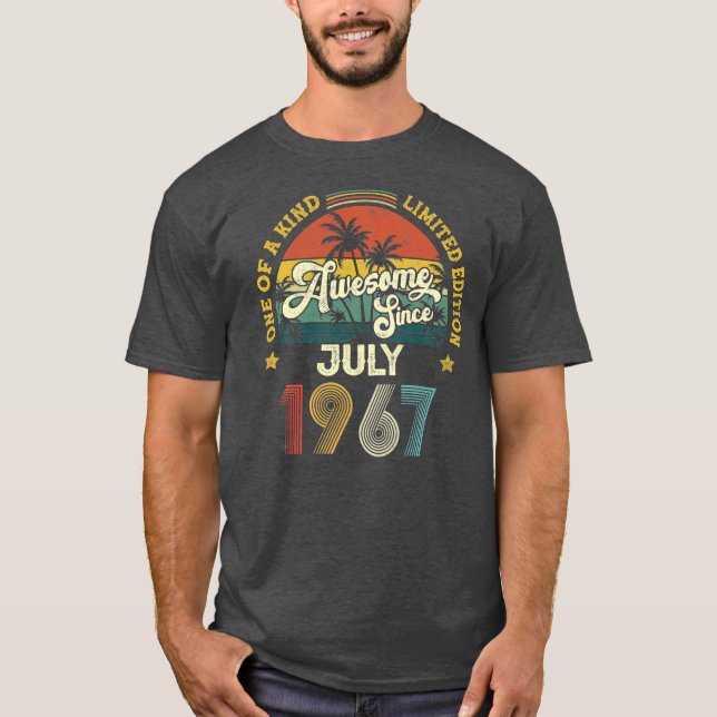 Camiseta Increíble desde julio de 1967: 55º cumpleaños  (Anverso)