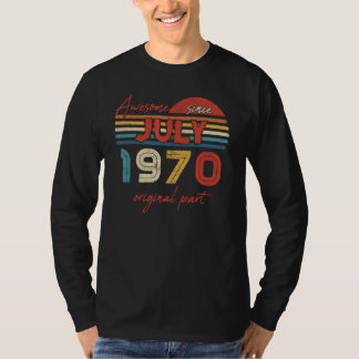 Camiseta Increíble desde julio de 1970 Original Part