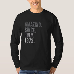 Camiseta Increíble desde julio de 1973 49ª cosecha de cumpl