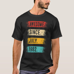 Camiseta Increíble desde julio de 1982 40 años