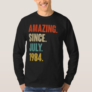 Camiseta Increíble desde julio de 1984 Regalo de 38 años 38