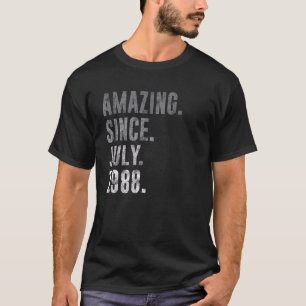Camiseta Increíble desde julio de 1988 34ª cosecha de cumpl