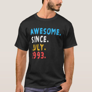 Camiseta Increíble desde julio de 1993: 30 años