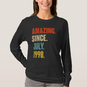Camiseta Increíble desde julio de 1998 regalo de 24 años 24