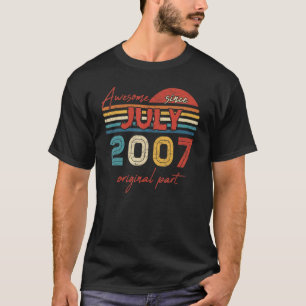 Camiseta Increíble desde julio de 2007 Original Part