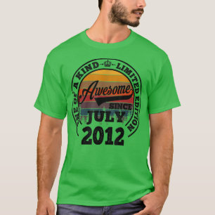 Camiseta Increíble desde julio de 2012: 10 años de regalo