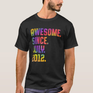Camiseta Increíble desde julio de 2012: 11 años de edad tin