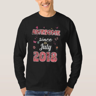 Camiseta Increíble desde julio de 2018, cumpleaños 2018
