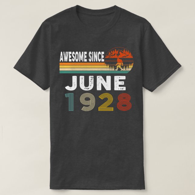 Camiseta Increíble desde junio de 1928 (Diseño del anverso)