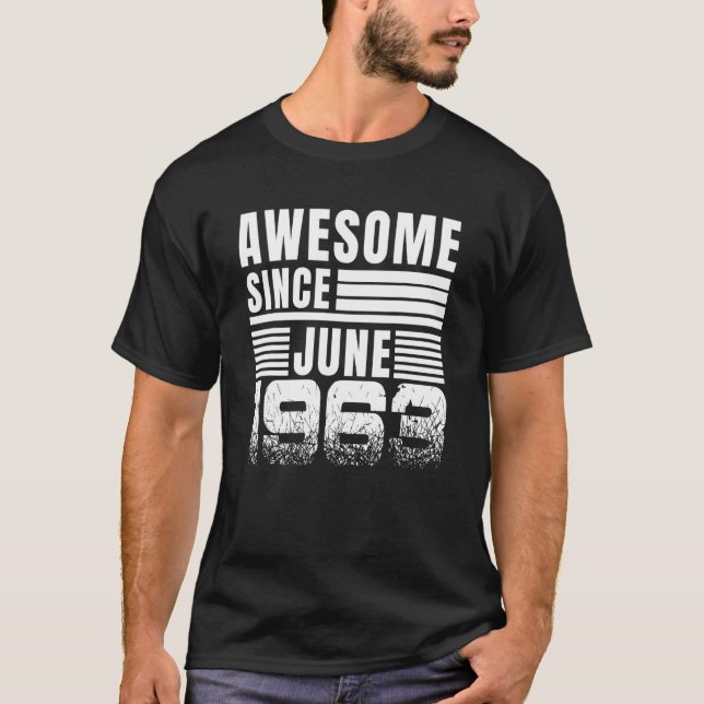Camiseta Increíble desde junio de 1963 59º cumpleaños (Anverso)