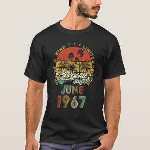 Camiseta Increíble desde junio de 1967 55 años de edad 55 a