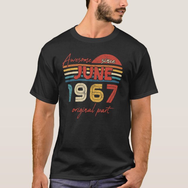 Camiseta Increíble desde junio de 1967 Parte Original (Anverso)