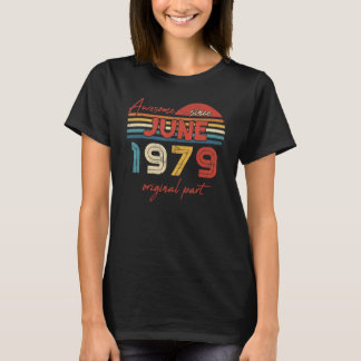 Camiseta Increíble desde junio de 1979 Parte Original