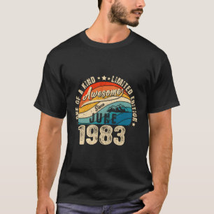Camiseta Increíble Desde Junio De 1983 40 40