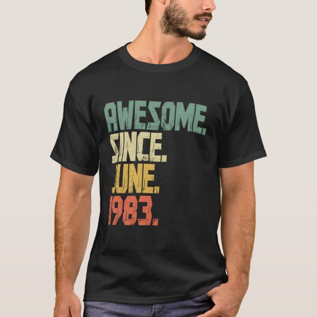 Camiseta Increíble desde junio de 1983 41 (Anverso)
