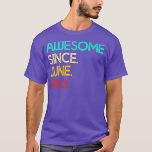 Camiseta Increíble Desde Junio De 1983 Cumpleaños De Mujere
