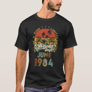 Camiseta Increíble desde junio de 1984 38 años de edad cump