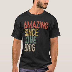 Camiseta Increíble Desde Junio De 2006 Los Niños 15 Años