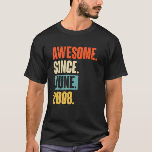 Camiseta Increíble desde junio de 2008 14 años