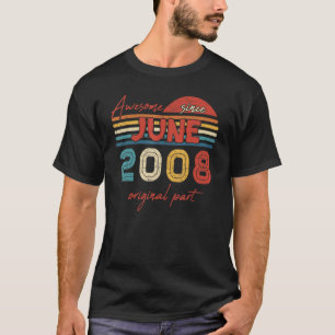 Camiseta Increíble desde junio de 2008 Parte Original