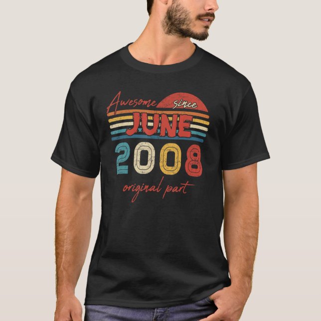 Camiseta Increíble desde junio de 2008 Parte Original (Anverso)