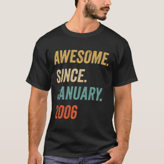 Camiseta Increíble desde la época de enero de 2006