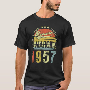 Camiseta Increíble desde marzo de 1957: 65º cumpleaños